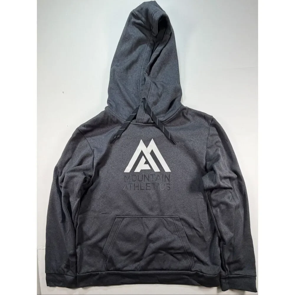 The North Face Hoodie Mountain Athletics Gray Pullover Sweatshirt Size Large Men